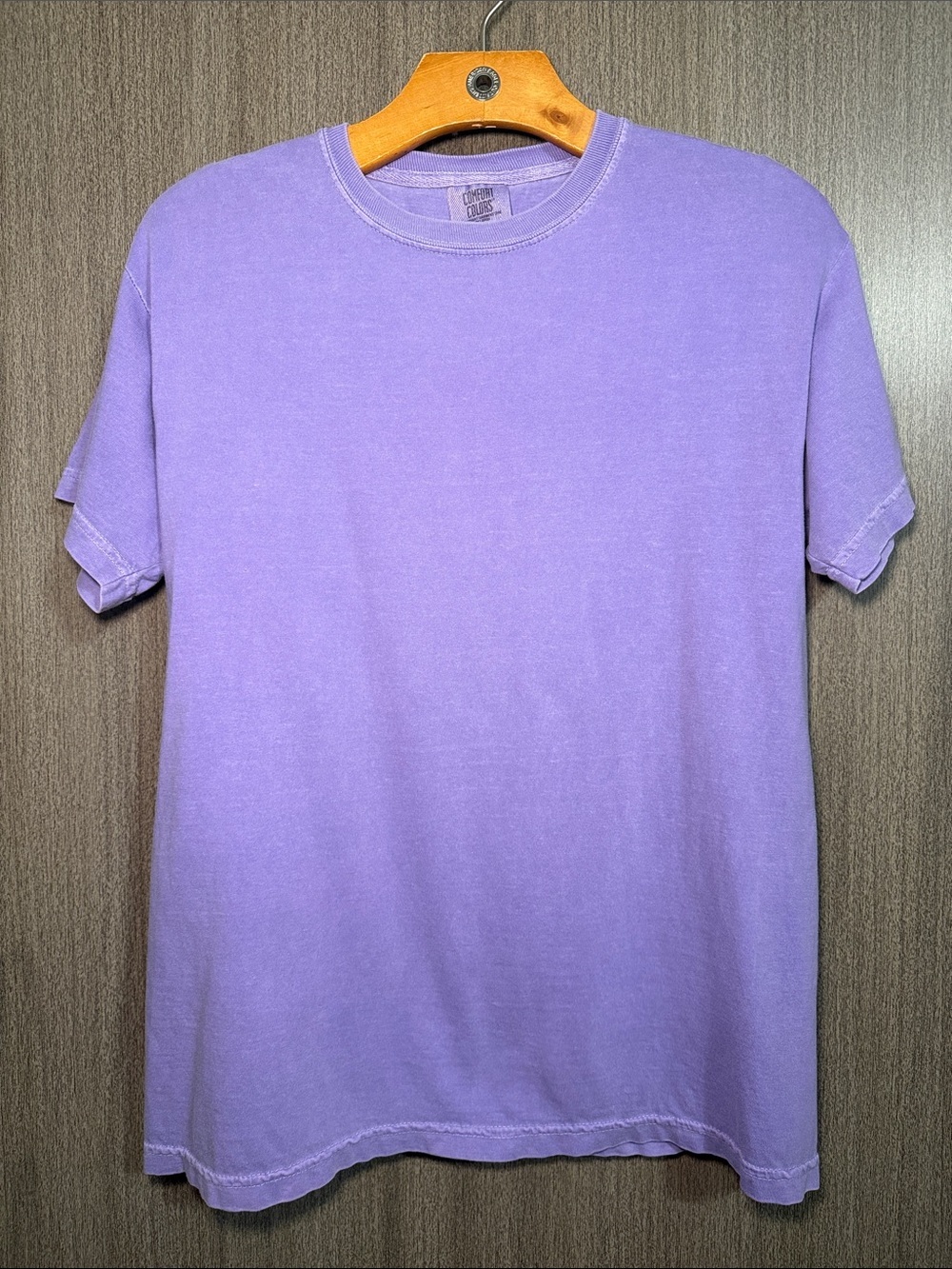 Comfort Colors Medium Purple Blank Crewneck Tshirt Size Youth XL EUC
